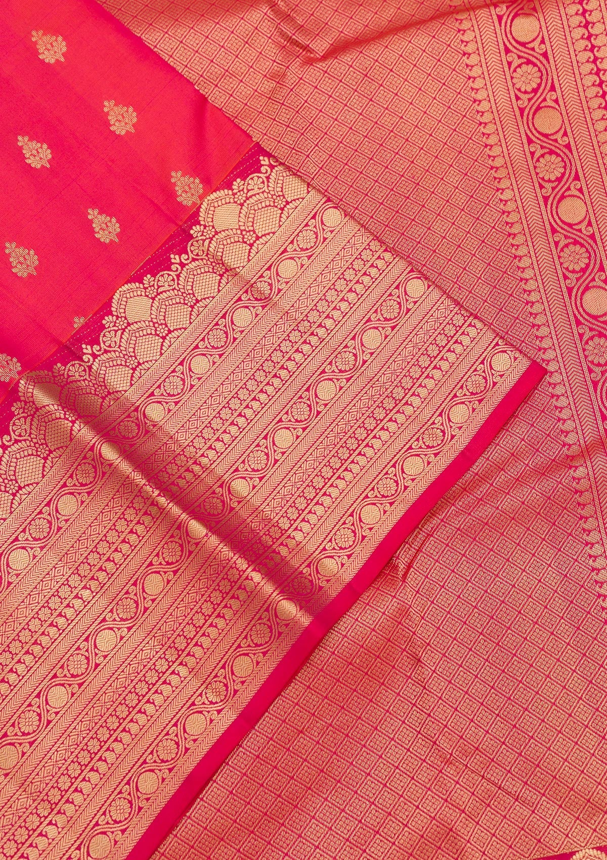 Pink Zariwork Pure Silk Saree-Koskii