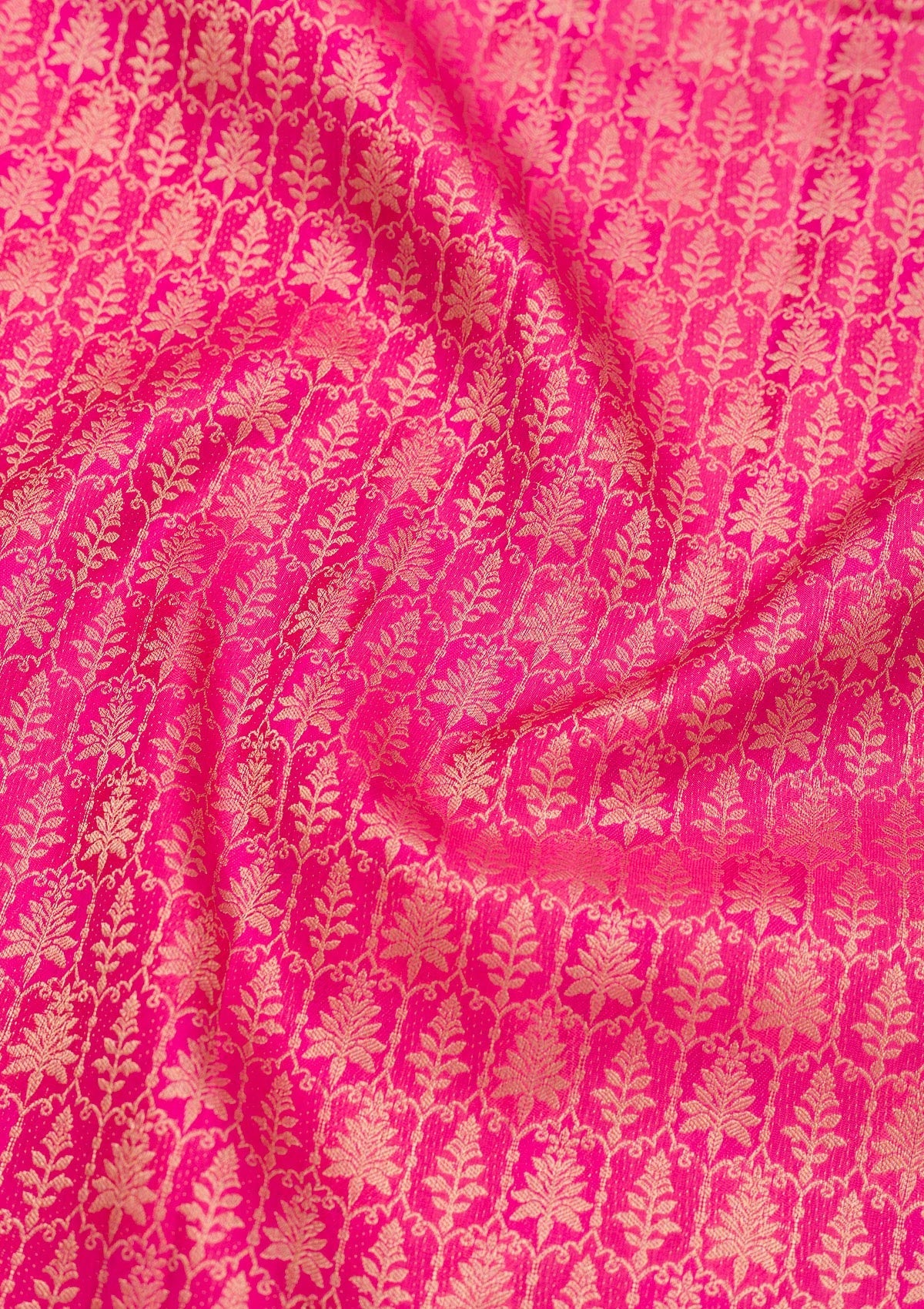 Pink Zariwork Pure Silk Saree-Koskii