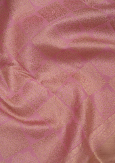 Pink Zariwork Pure Silk Saree