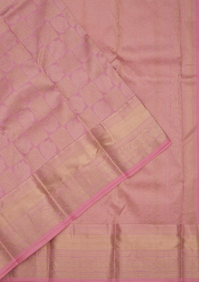 Pink Zariwork Pure Silk Saree