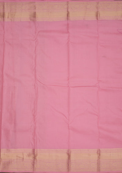 Pink Zariwork Pure Silk Saree