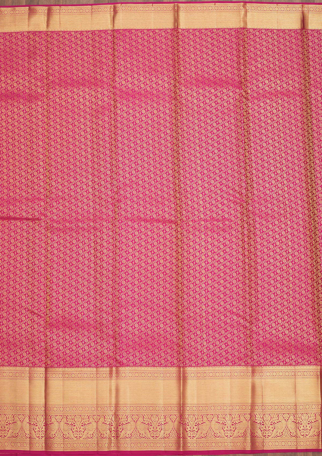 Pink Zariwork Pure Silk Saree-Koskii