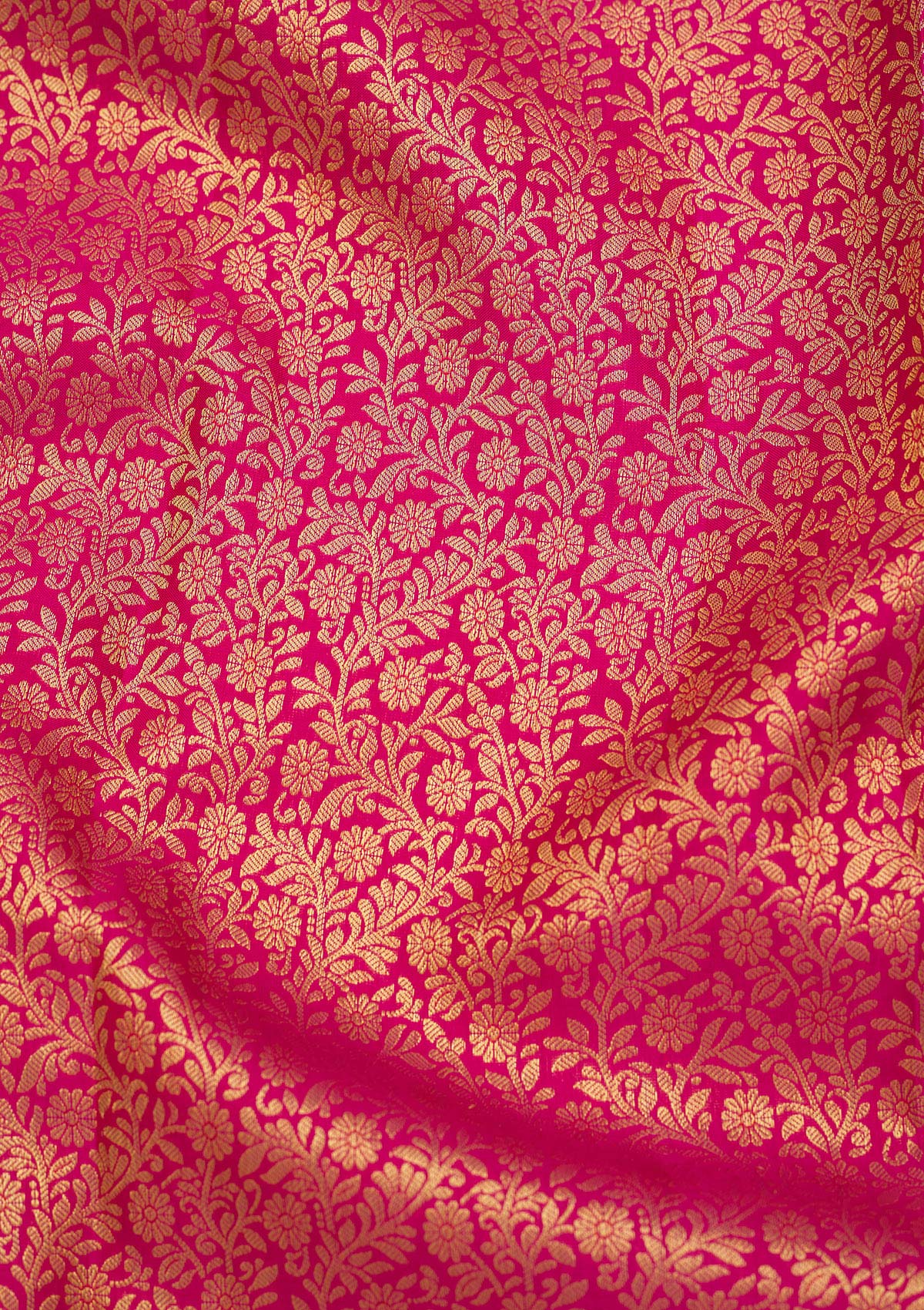 Pink Zariwork Pure Silk Saree-Koskii