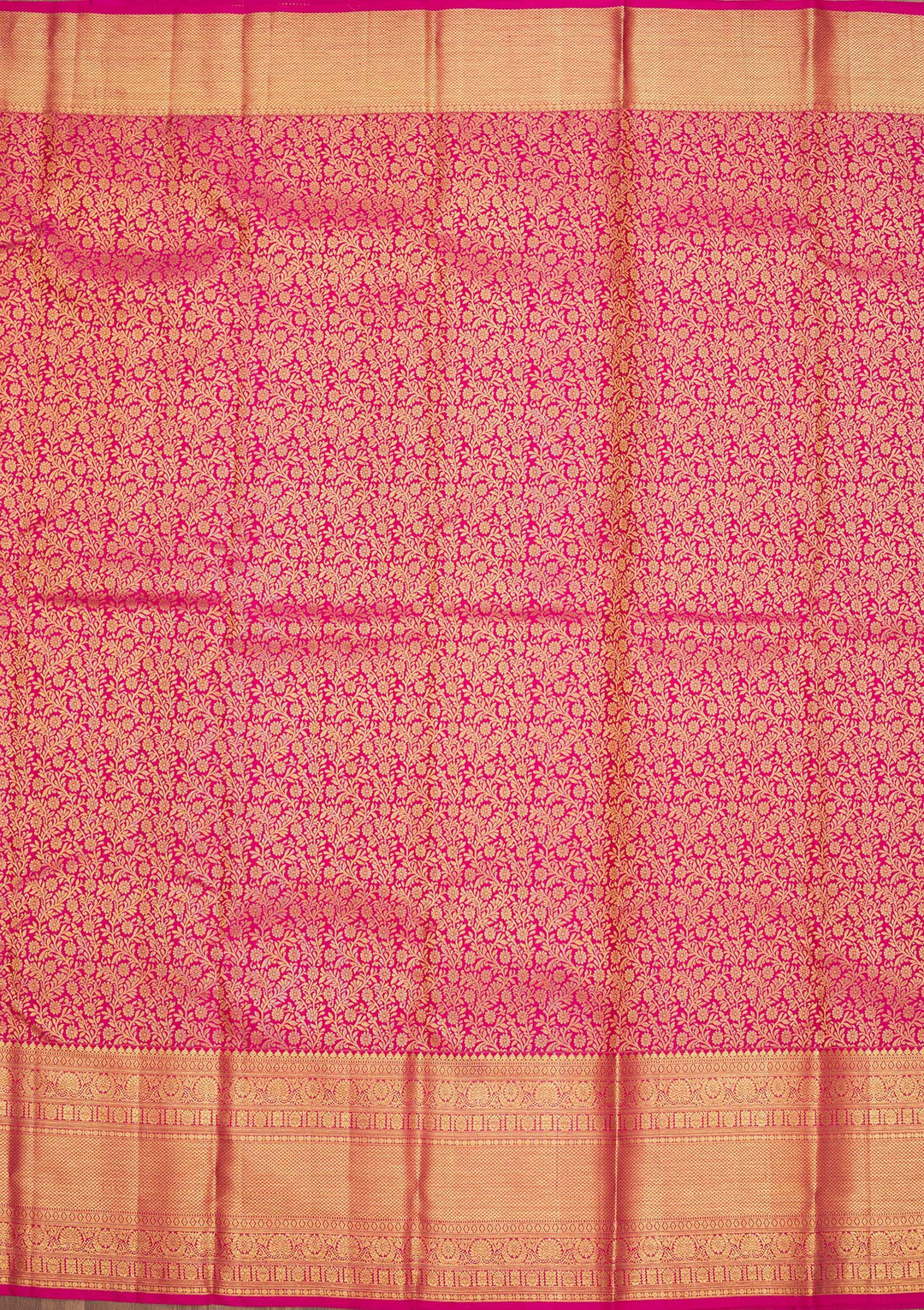 Pink Zariwork Pure Silk Saree-Koskii