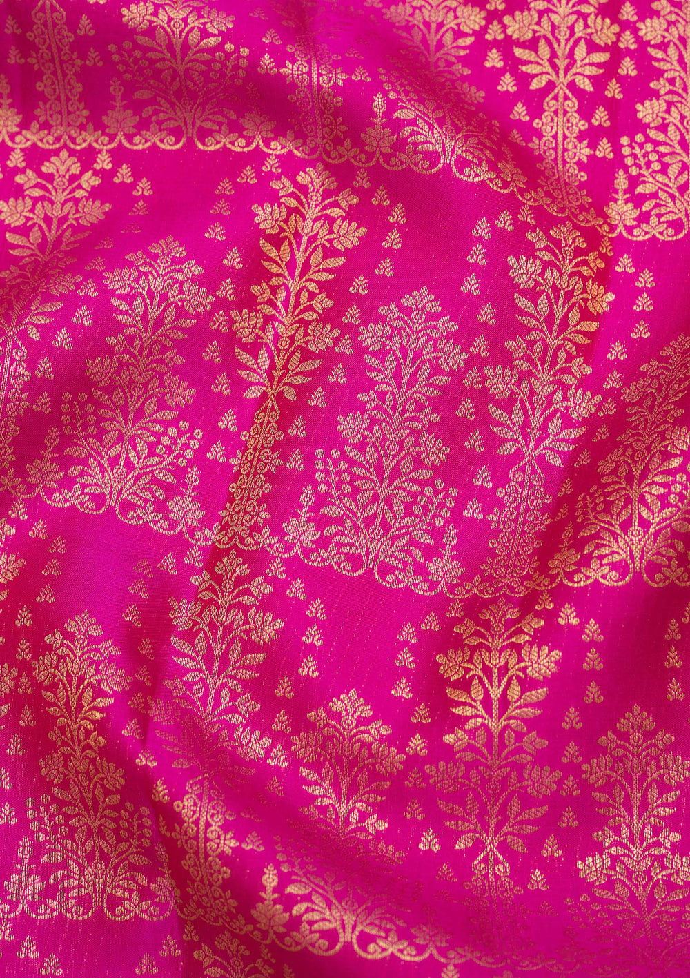 Pink Zariwork Pure Silk Saree-Koskii