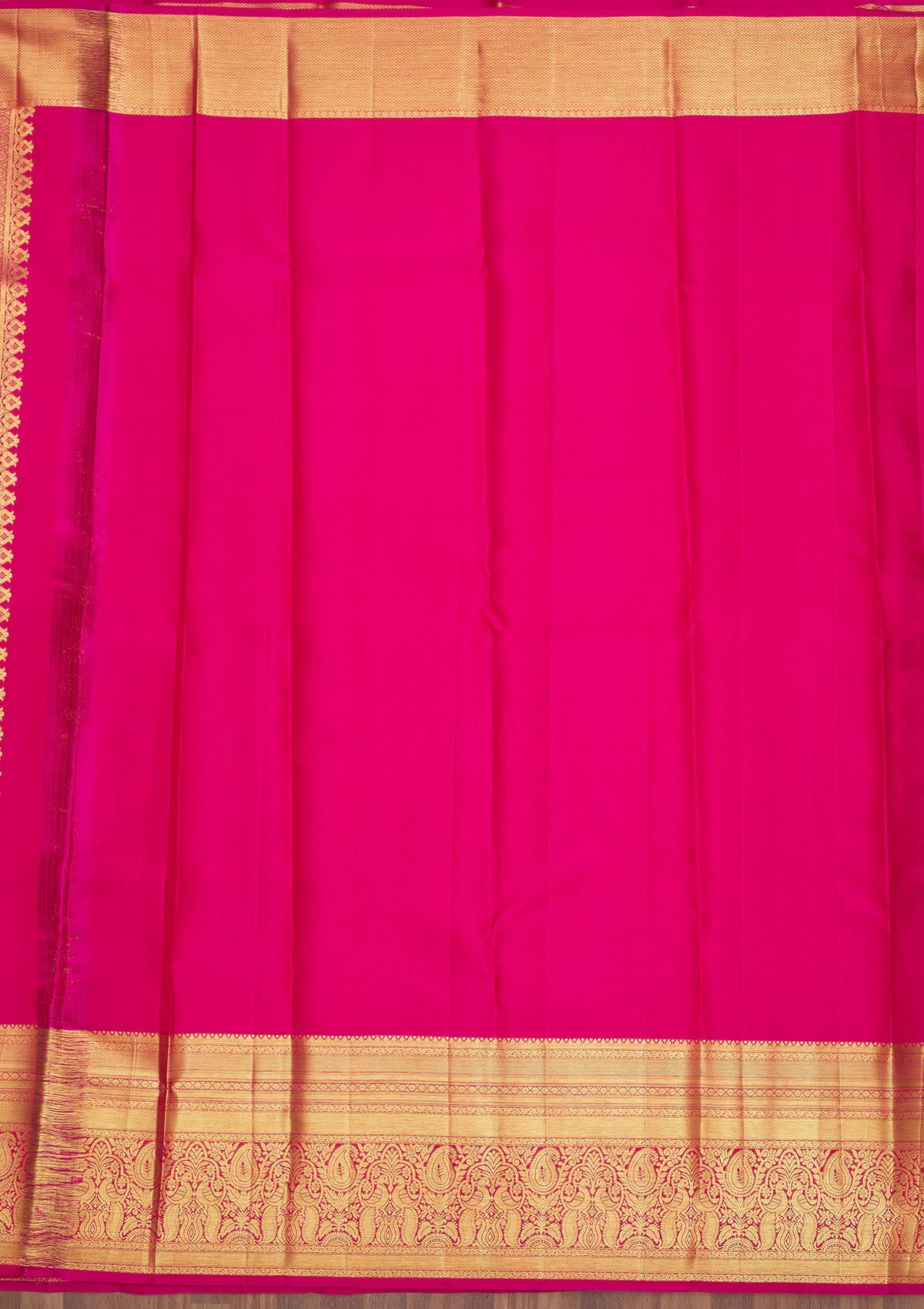 Pink Zariwork Pure Silk Saree-Koskii