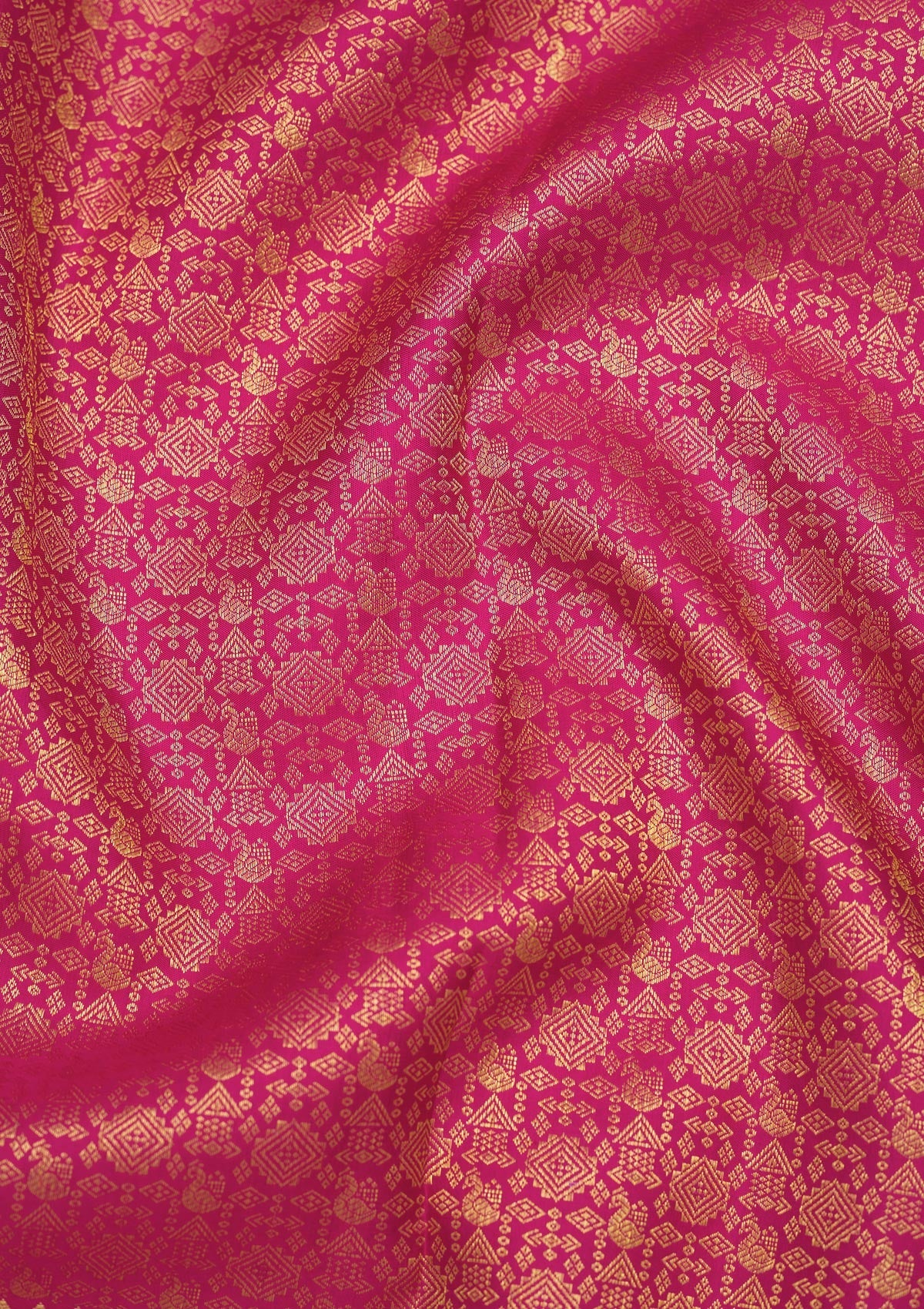 Pink Zariwork Pure Silk Saree-Koskii