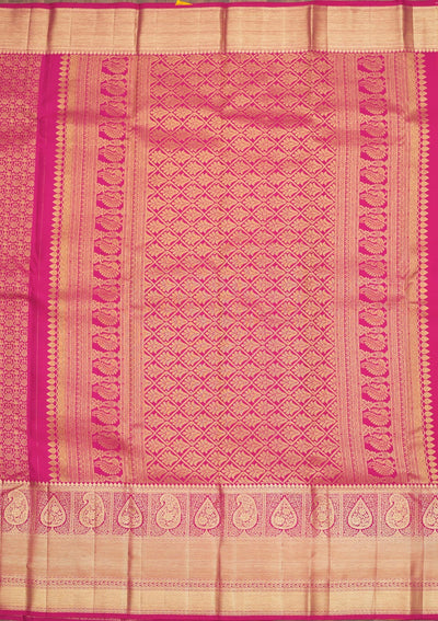 Pink Zariwork Pure Silk Saree-Koskii