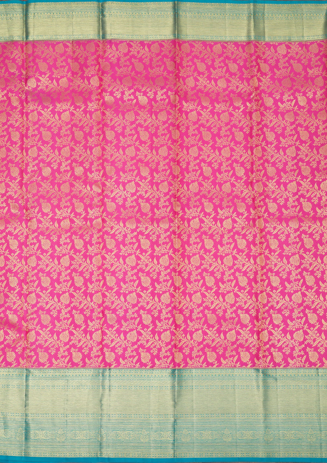 Pink Zariwork Pure Silk Saree-Koskii
