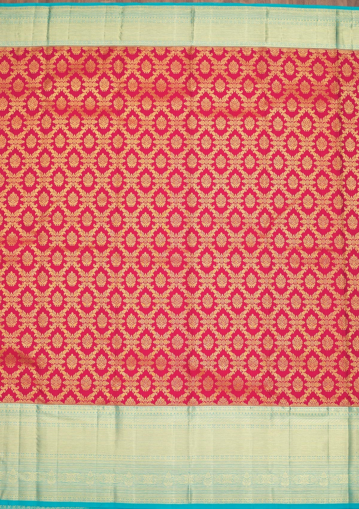 Pink Zariwork Pure Silk Saree-Koskii