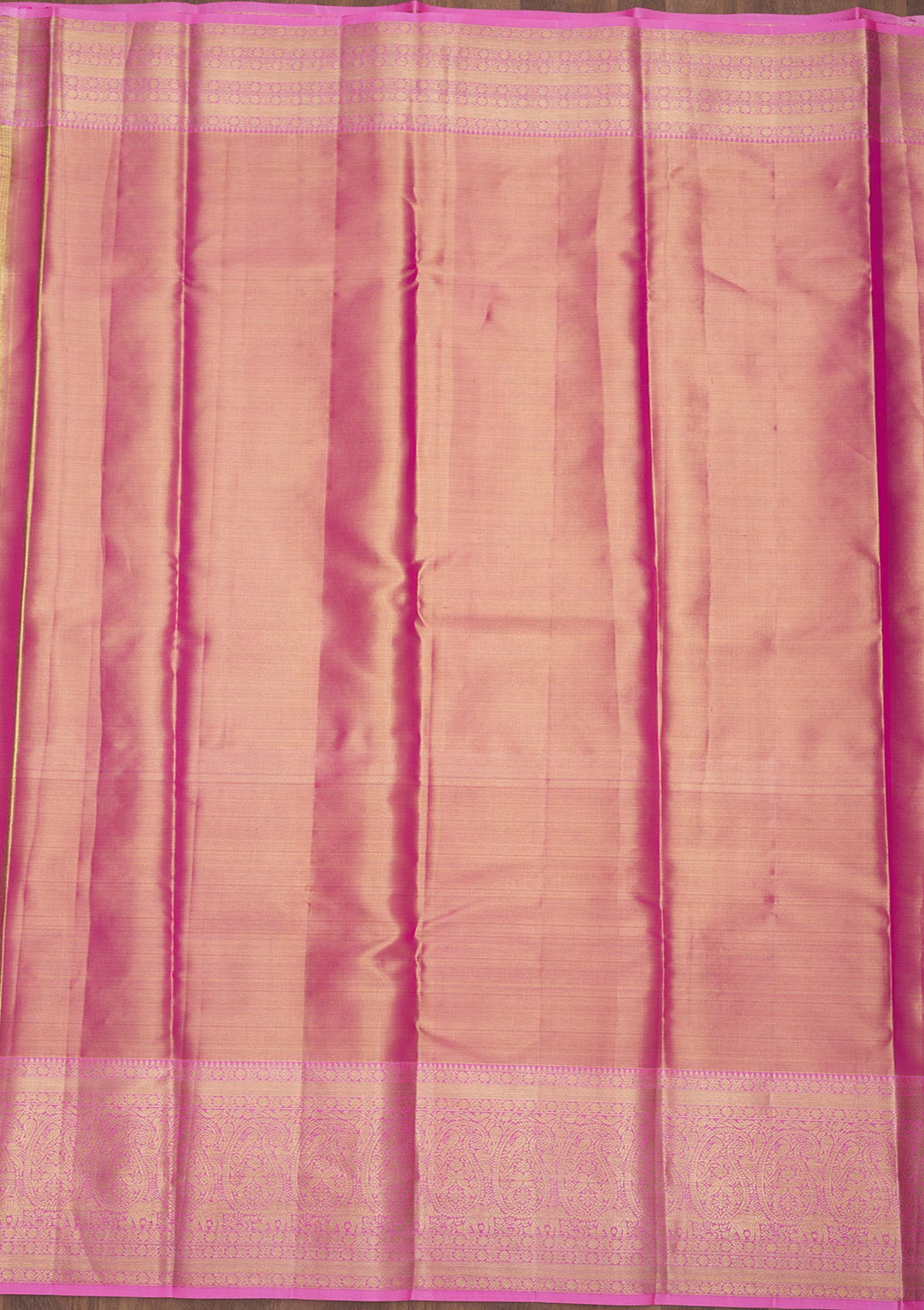 Pink Zariwork Pure Silk Saree-Koskii