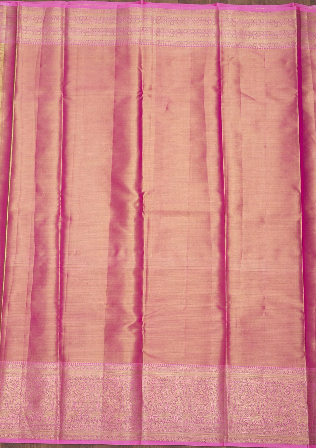 Pink Zariwork Pure Silk Saree-Koskii