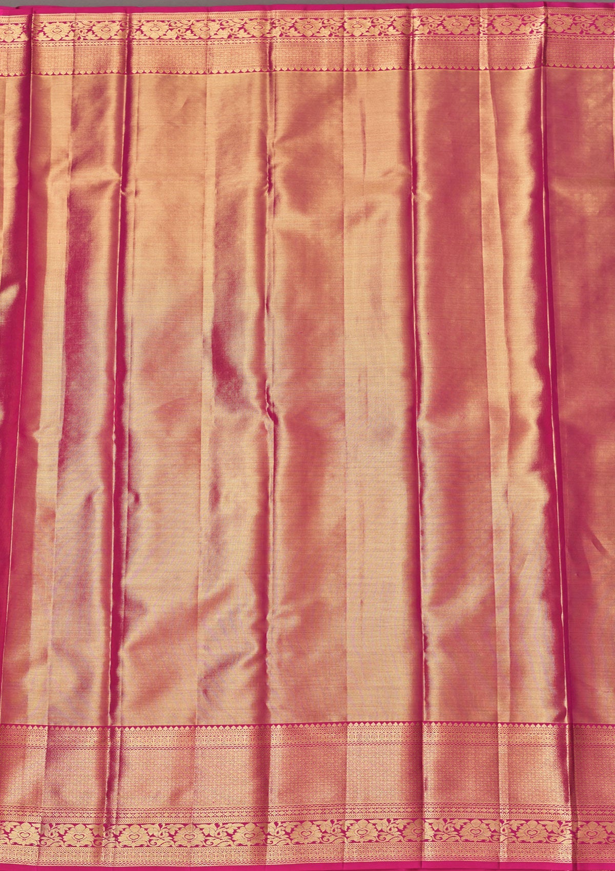 Pink Zariwork Pure Silk Saree-Koskii