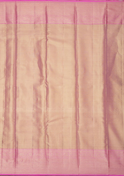 Pink Zariwork Pure Silk Saree-Koskii