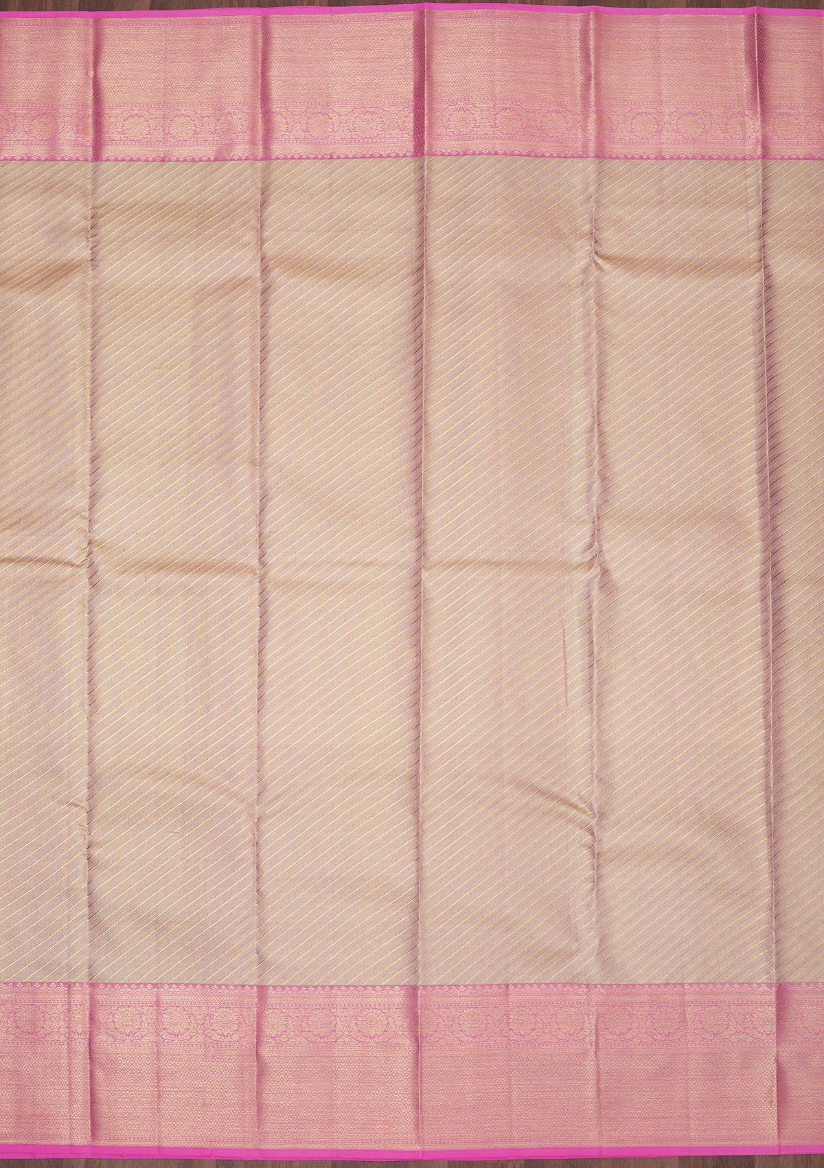 Pink Zariwork Pure Silk Saree-Koskii