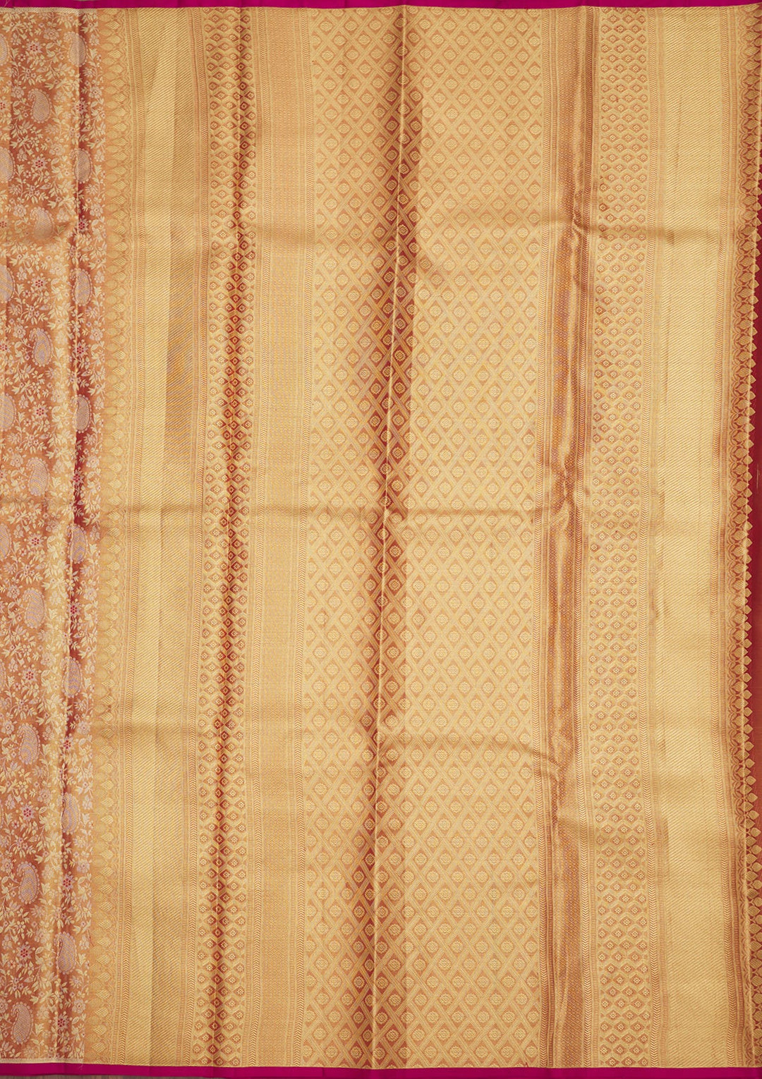 Pink Zariwork Pure Silk Saree-Koskii