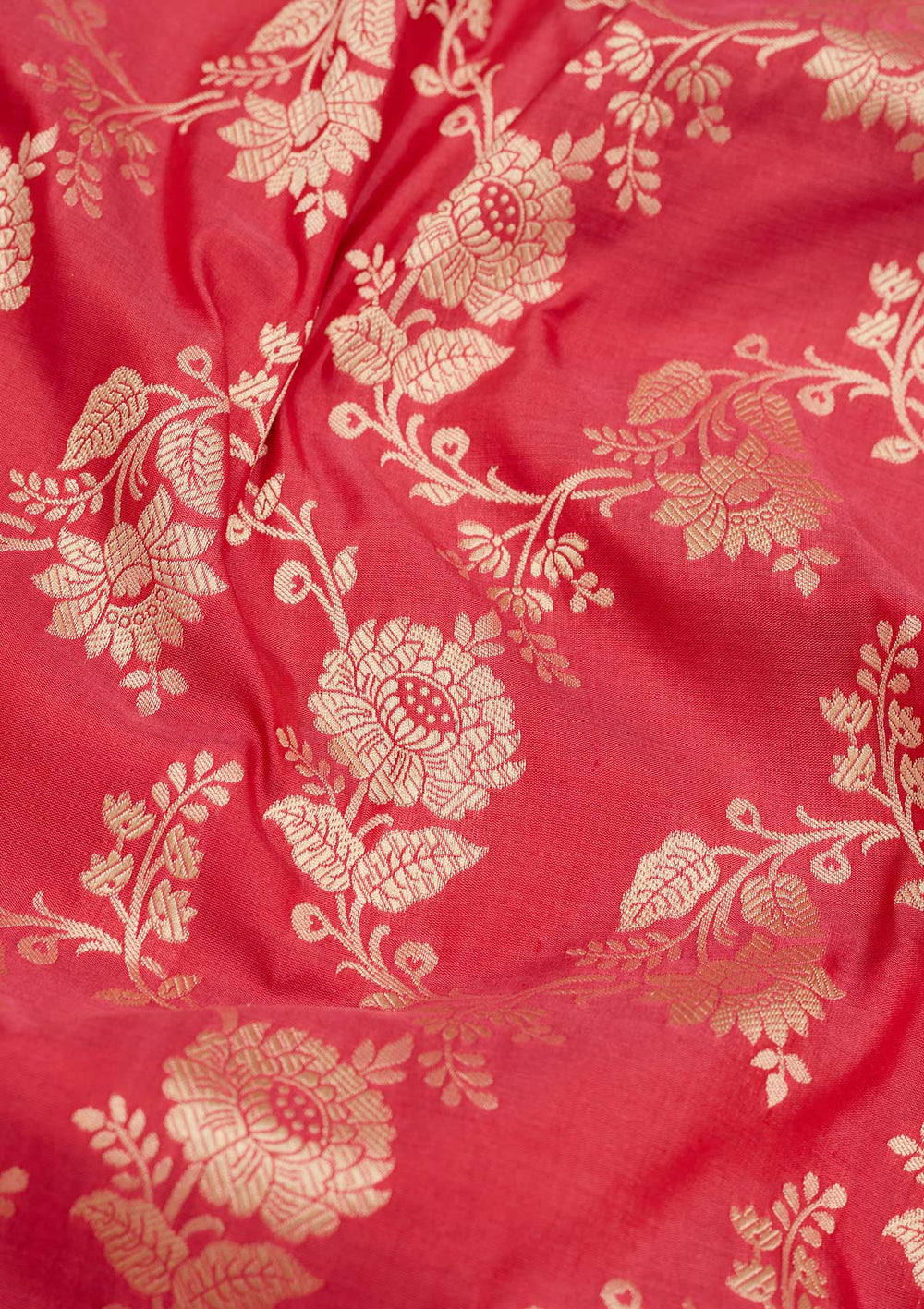 Pink Zariwork Pure Silk Saree-Koskii