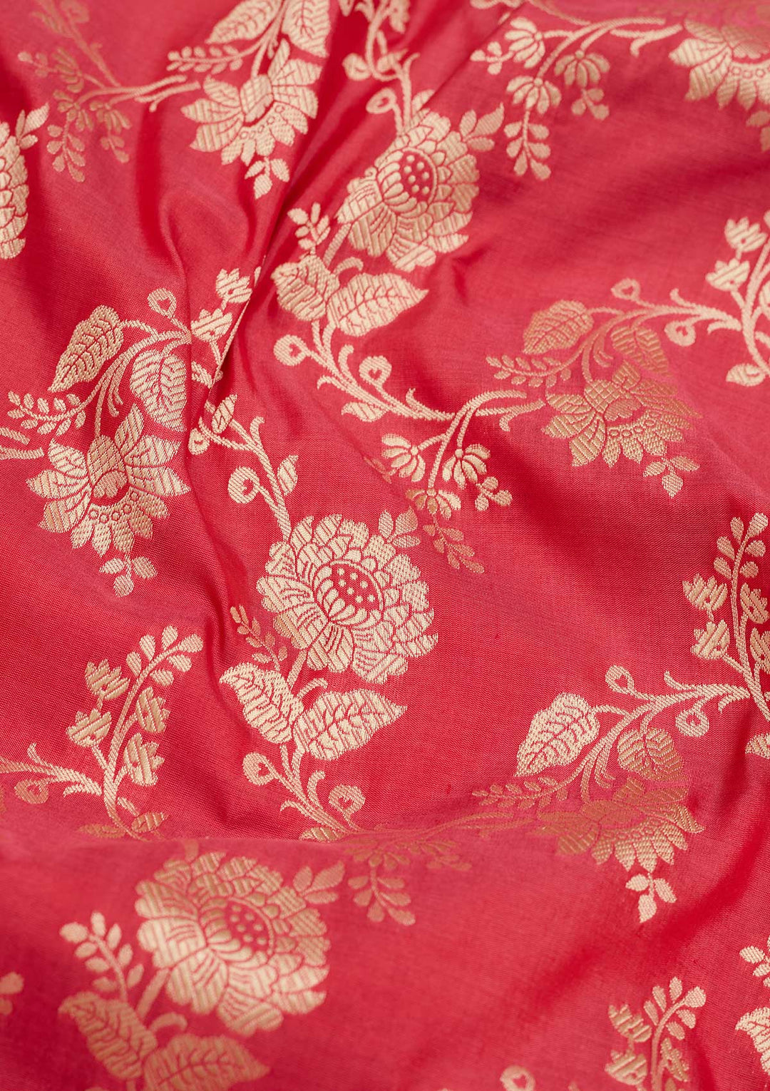 Pink Zariwork Pure Silk Saree-Koskii
