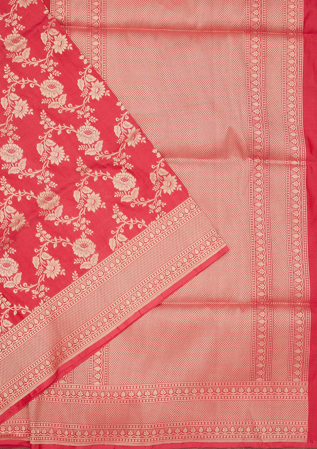 Pink Zariwork Pure Silk Saree-Koskii