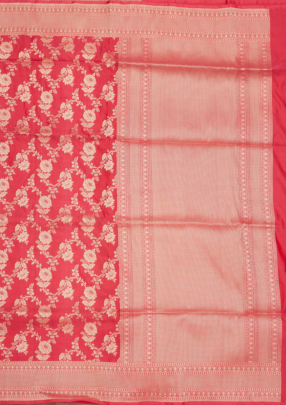Pink Zariwork Pure Silk Saree-Koskii