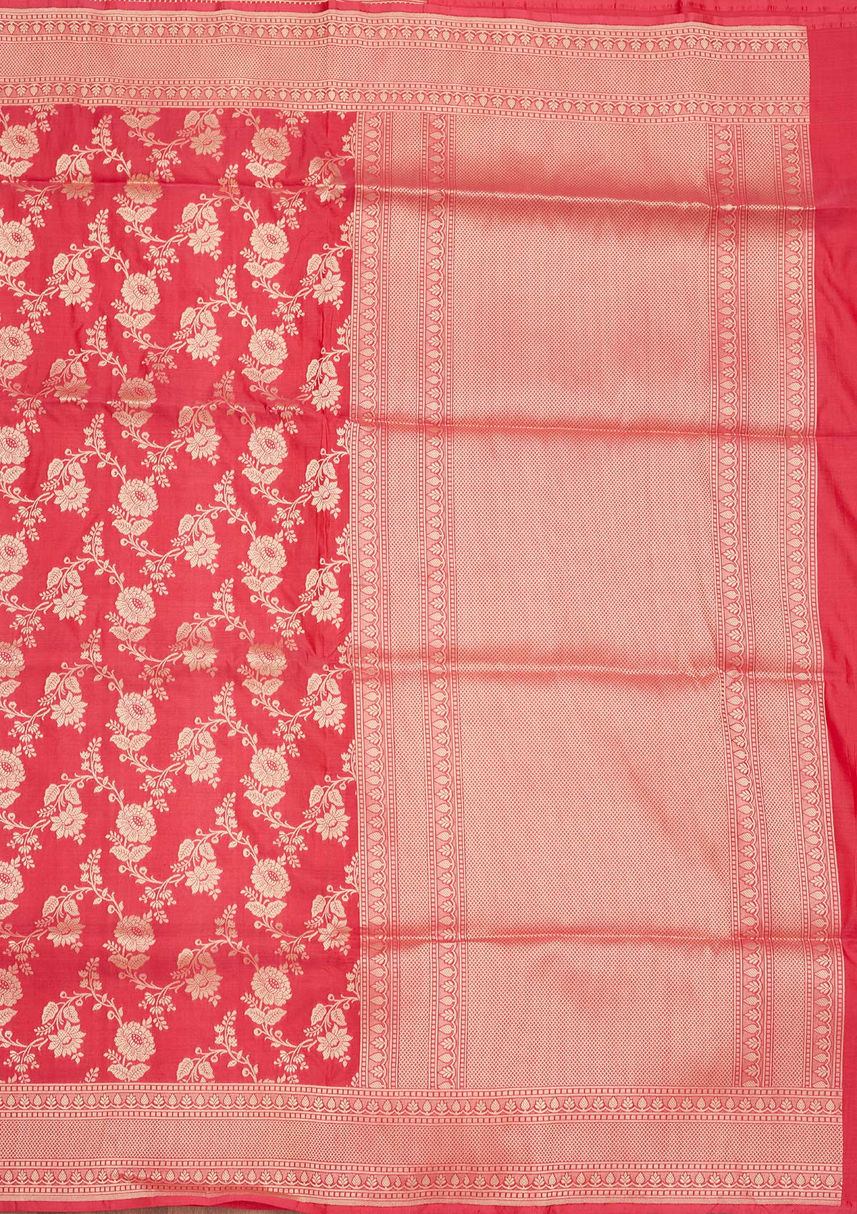 Pink Zariwork Pure Silk Saree-Koskii