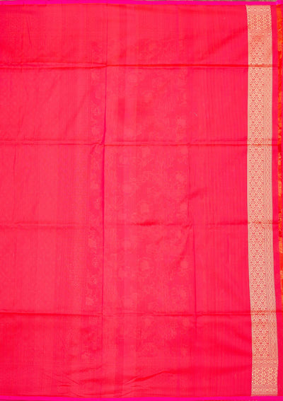 Pink Zariwork Pure Silk Saree-Koskii