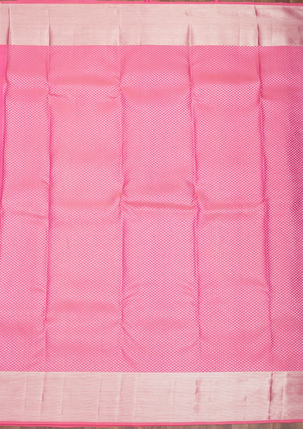 Pink Zariwork Pure Silk Saree-Koskii