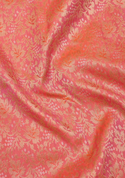 Pink Zariwork Pure Silk Saree