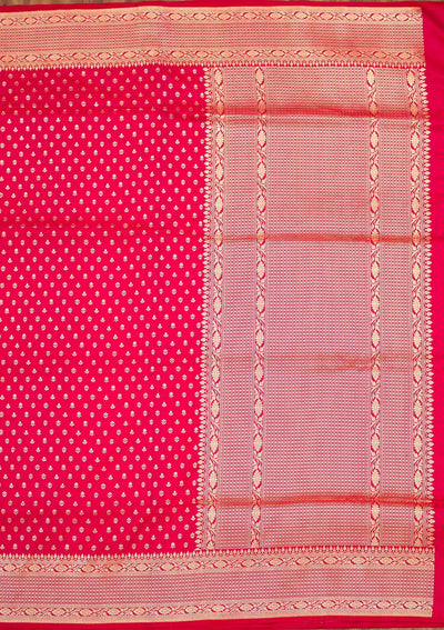 Pink Zariwork Pure Silk Saree-Koskii