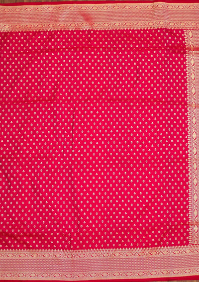 Pink Zariwork Pure Silk Saree-Koskii