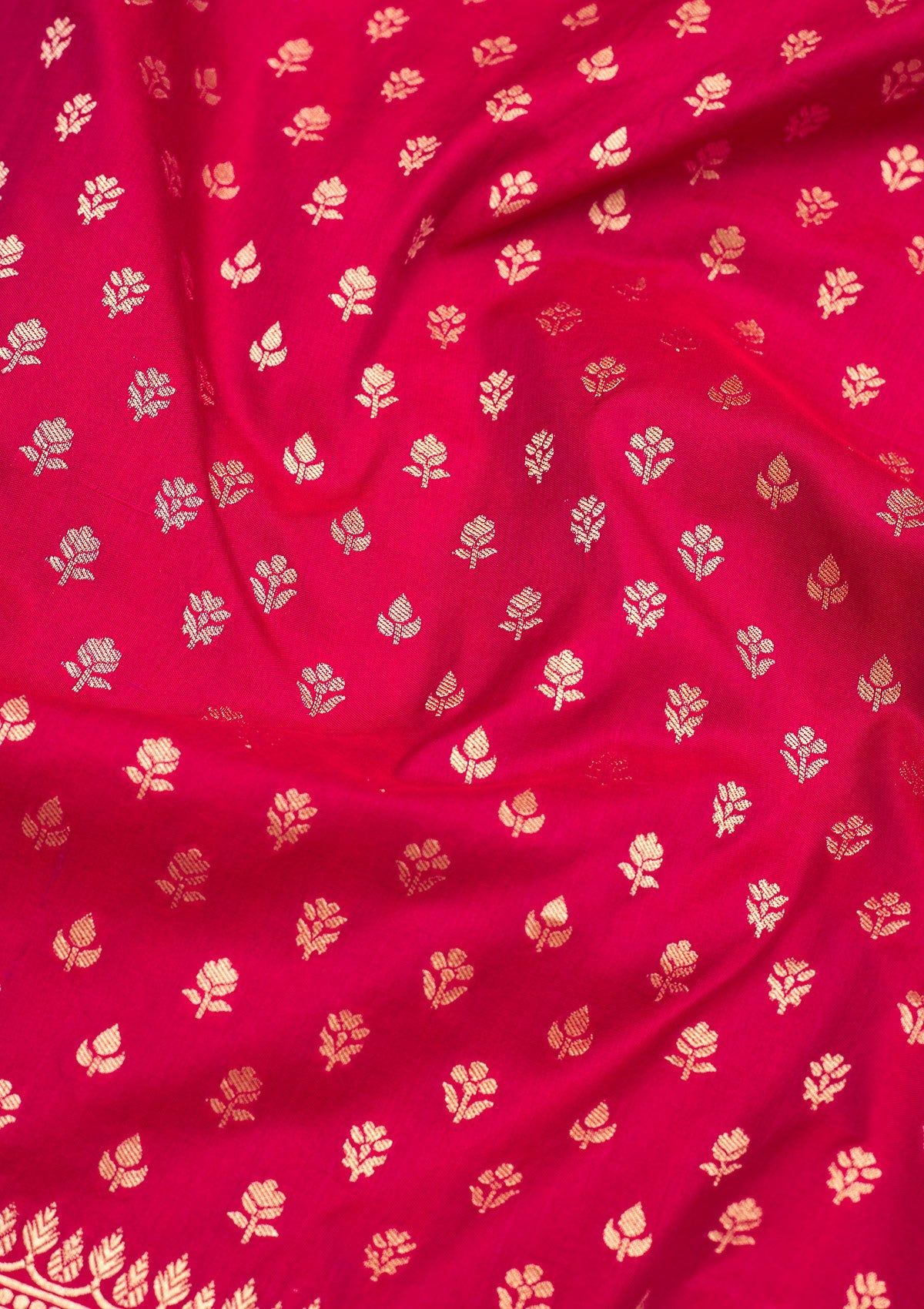 Pink Zariwork Pure Silk Saree-Koskii