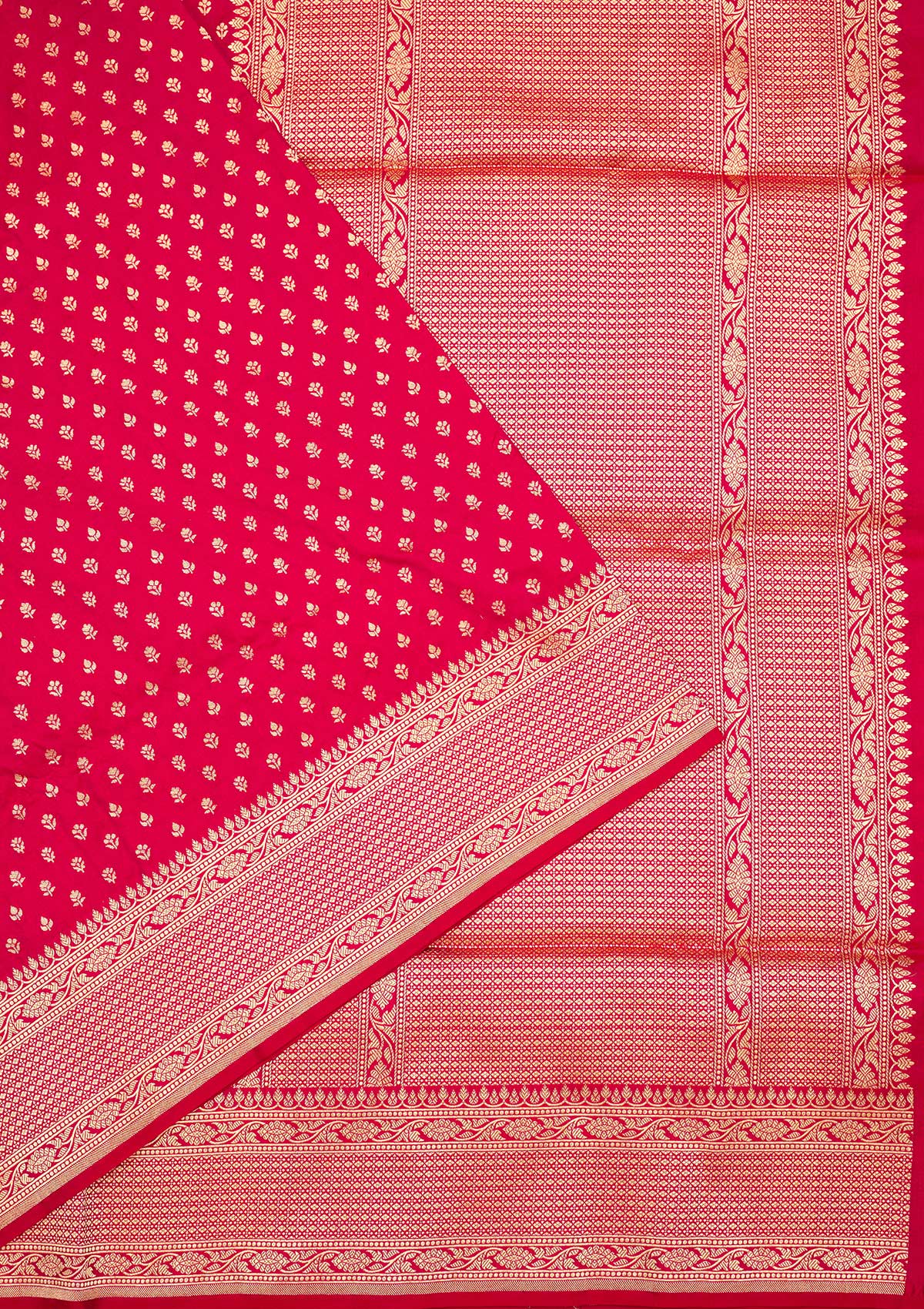 Pink Zariwork Pure Silk Saree-Koskii