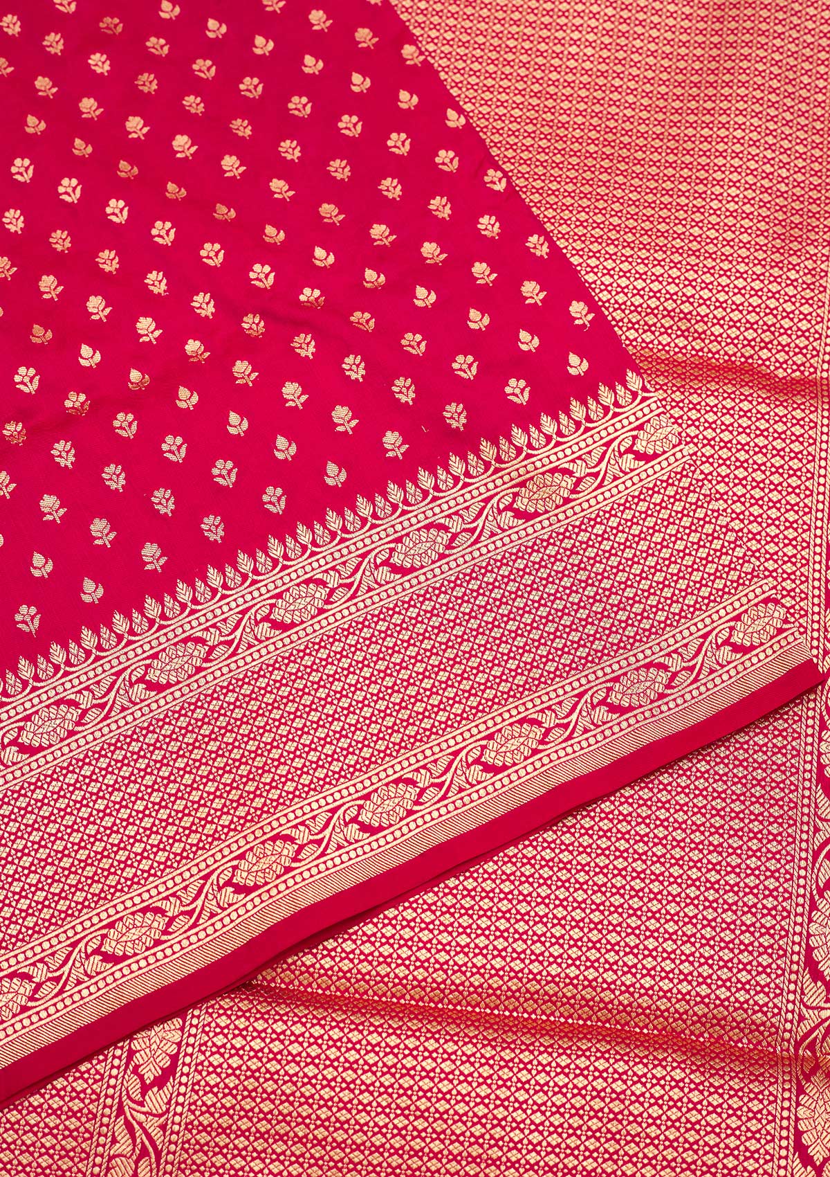 Pink Zariwork Pure Silk Saree-Koskii