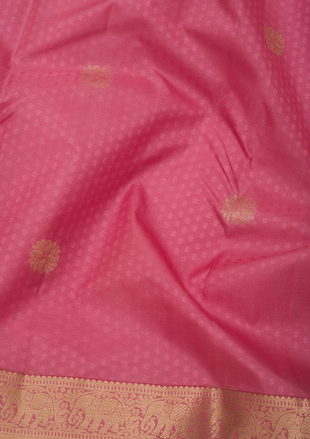 Pink Zariwork Pure Silk Saree