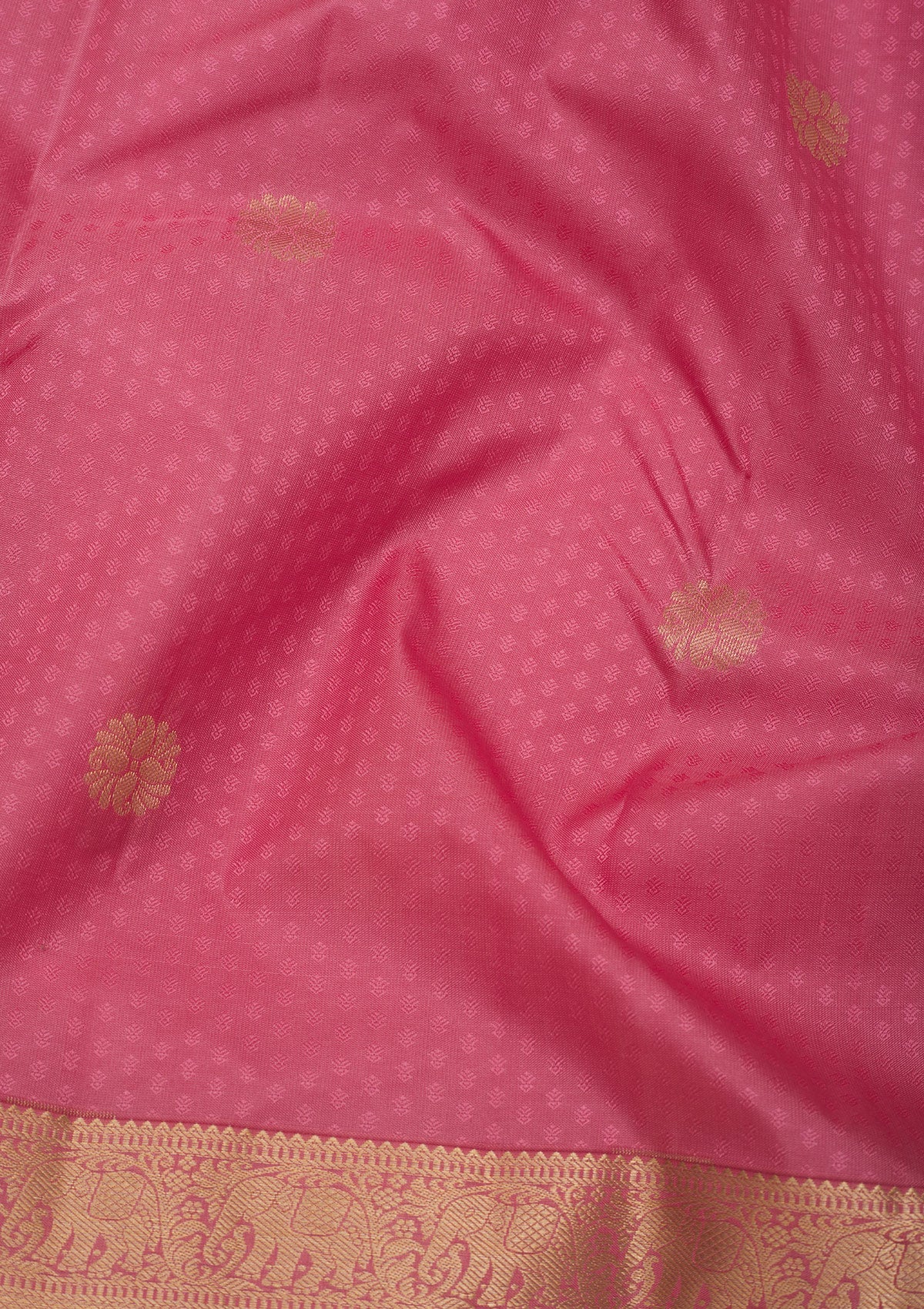 Pink Zariwork Pure Silk Saree