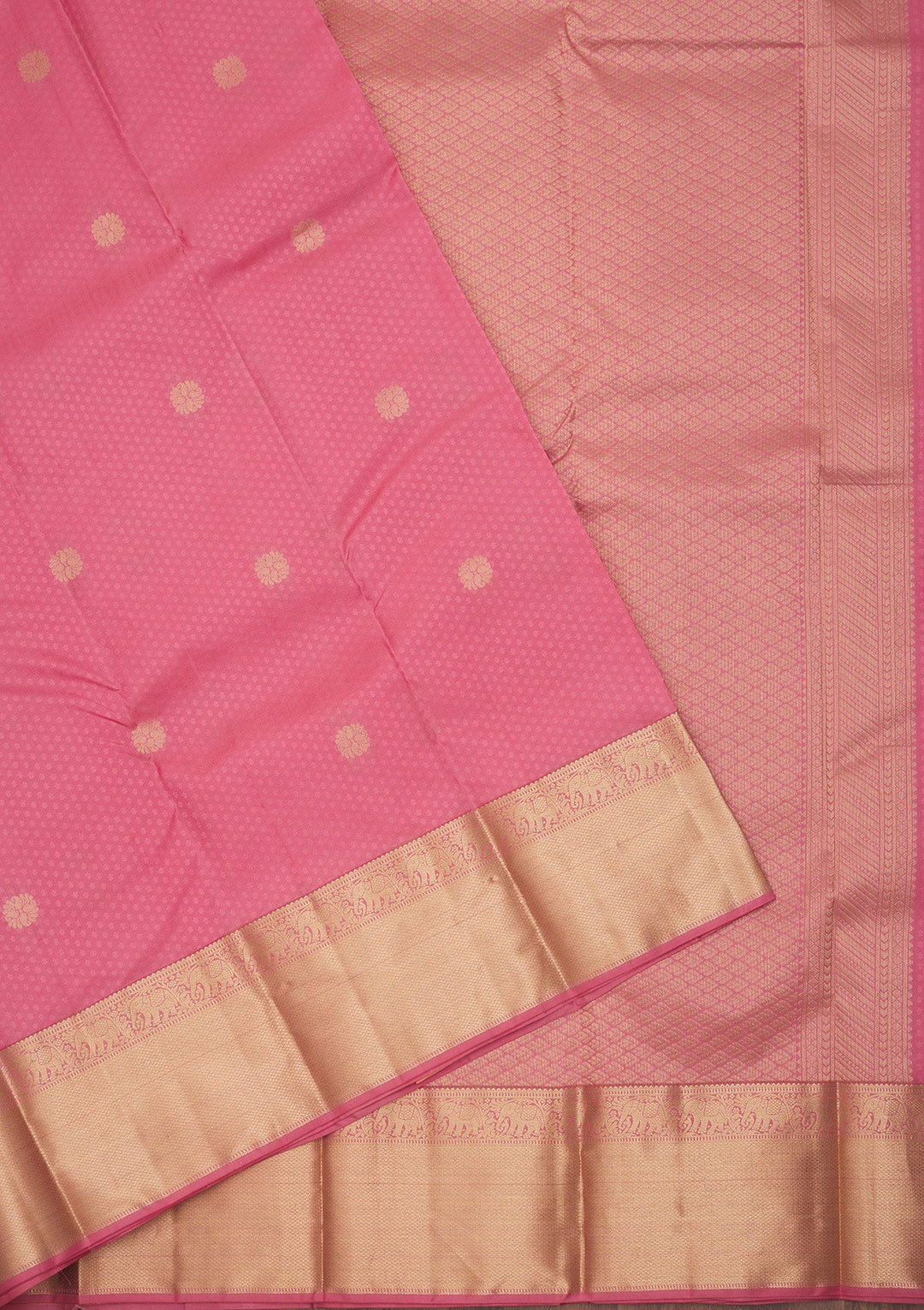 Pink Zariwork Pure Silk Saree