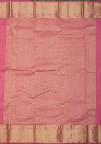 Pink Zariwork Pure Silk Saree