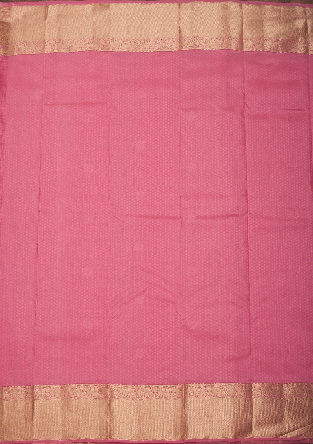 Pink Zariwork Pure Silk Saree