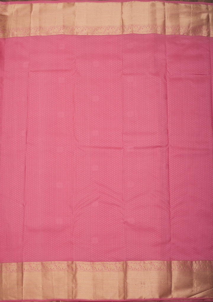 Pink Zariwork Pure Silk Saree