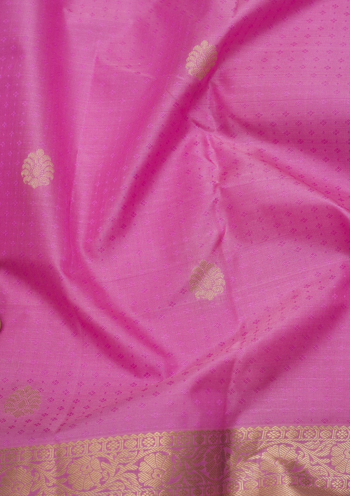 Pink Zariwork Pure Silk Saree