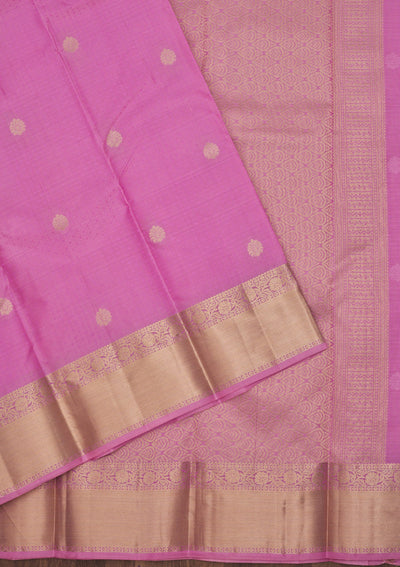 Pink Zariwork Pure Silk Saree