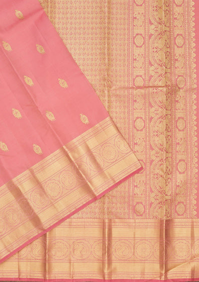 Pink Zariwork Pure Silk Saree