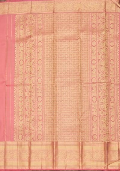 Pink Zariwork Pure Silk Saree