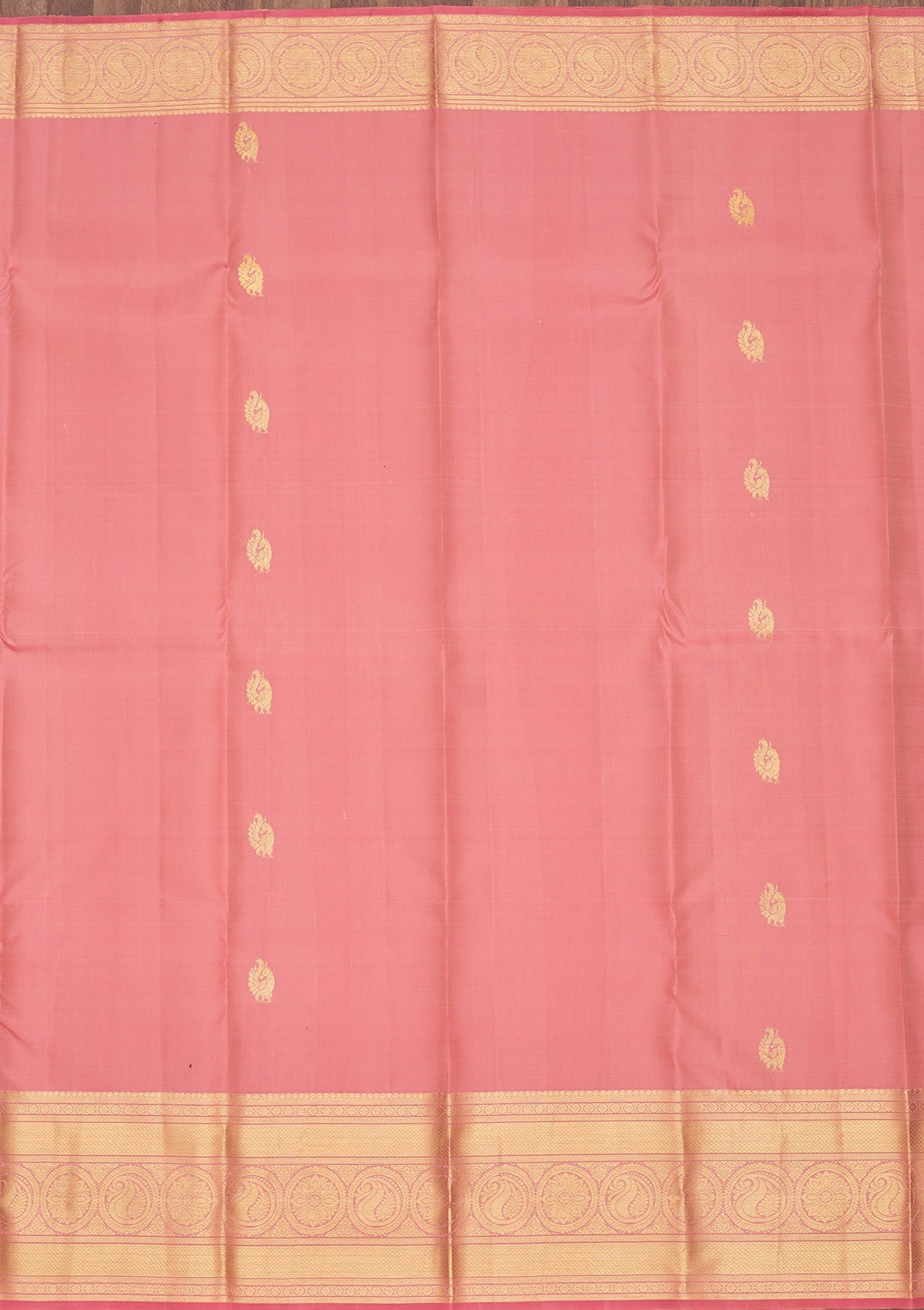 Pink Zariwork Pure Silk Saree