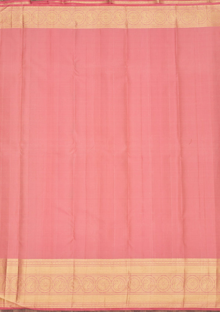 Pink Zariwork Pure Silk Saree