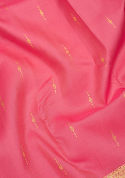 Pink Zariwork Pure Silk Saree