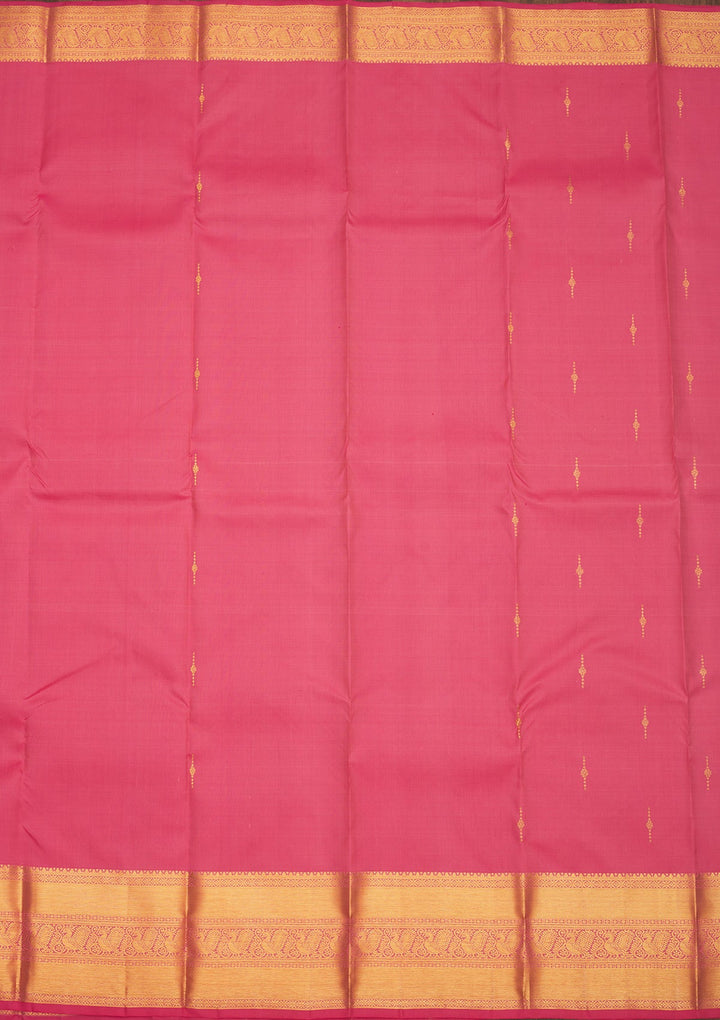 Pink Zariwork Pure Silk Saree