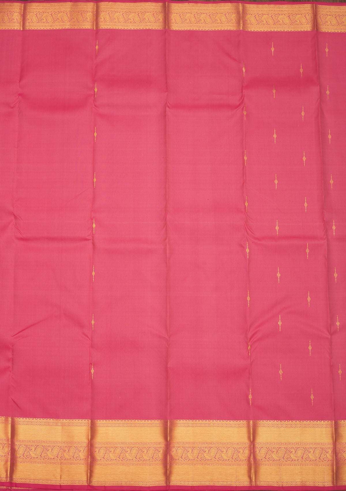 Pink Zariwork Pure Silk Saree