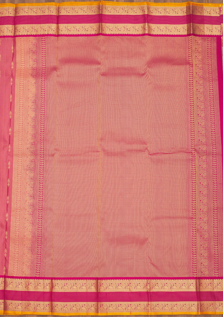 Pink Zariwork Pure Silk Saree