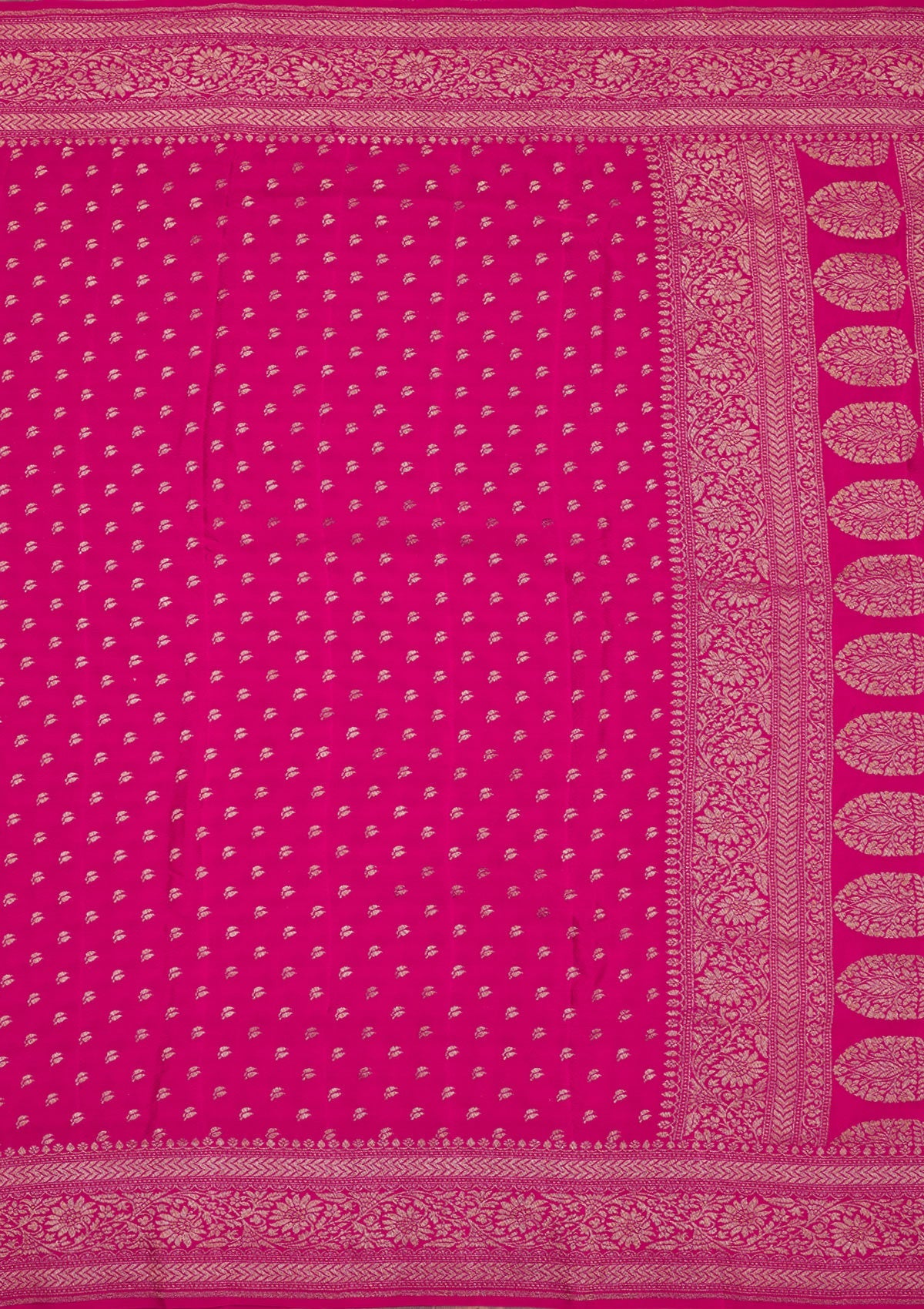 Pink Zariwork Pure Silk Saree-Koskii